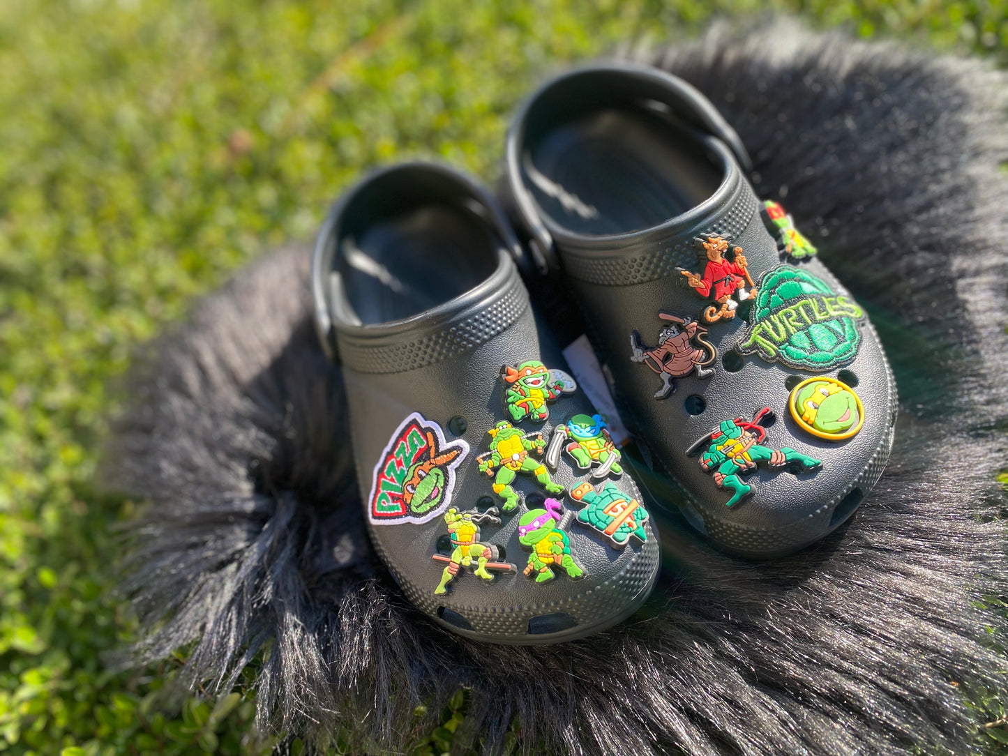 Ninja turtle inspired crocs