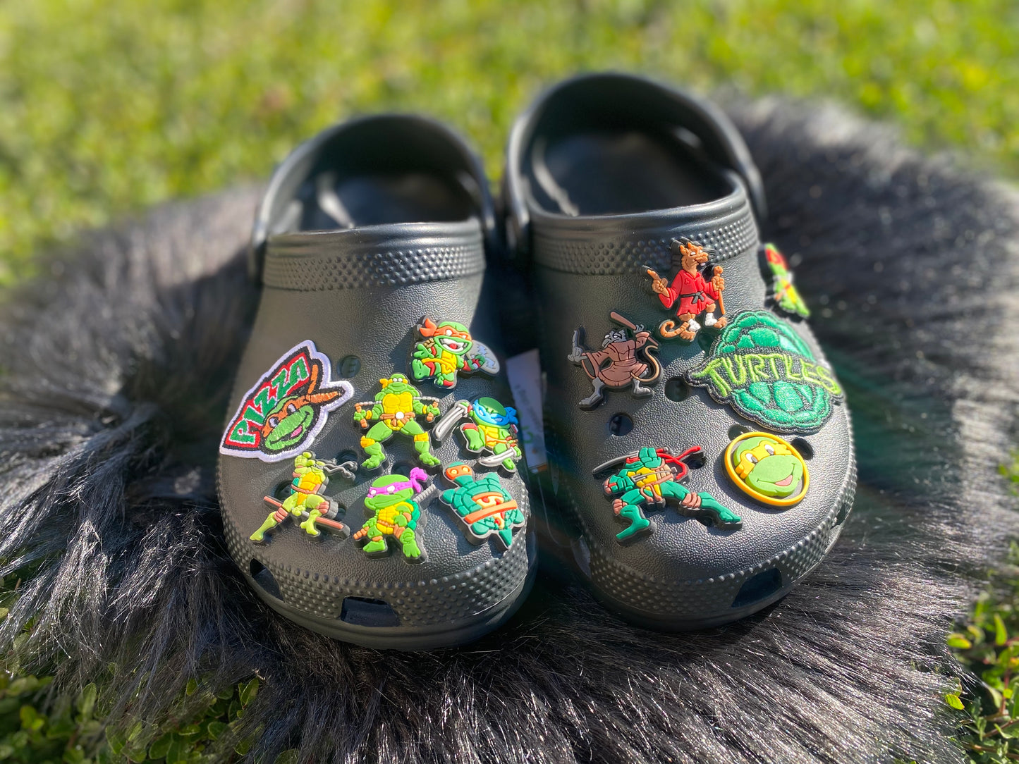 Ninja turtle inspired crocs