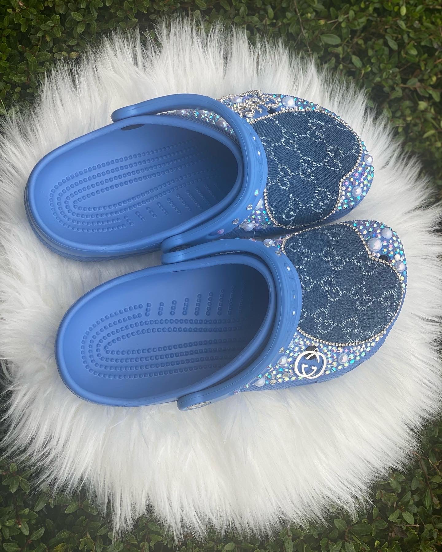 Blue Ice Crocs