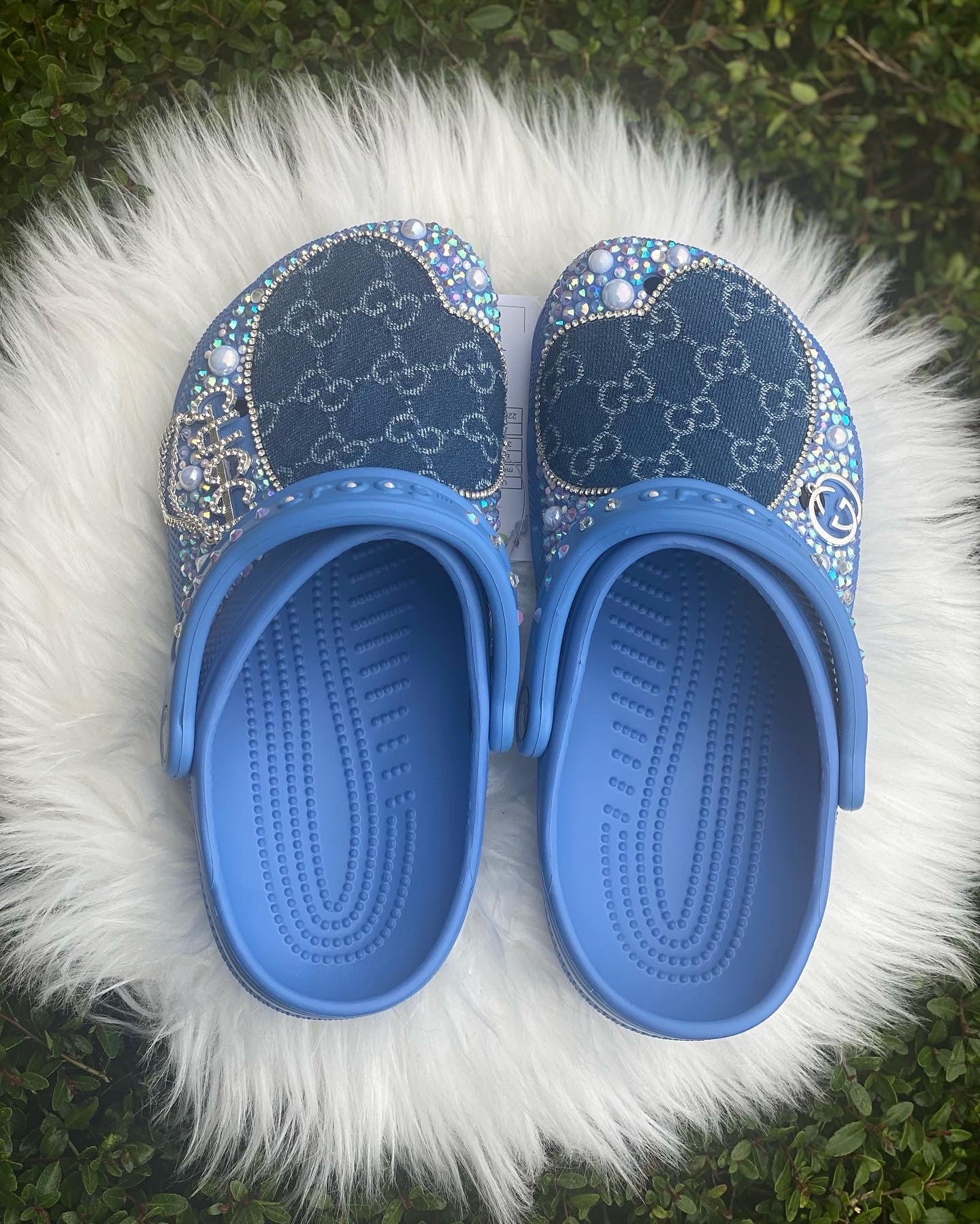 Blue Ice Crocs