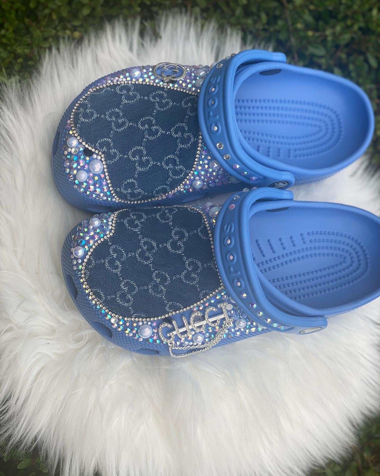 Blue Ice Crocs