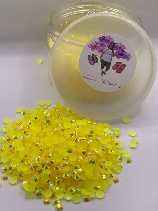 4 oz jar of translucent Rhinestones