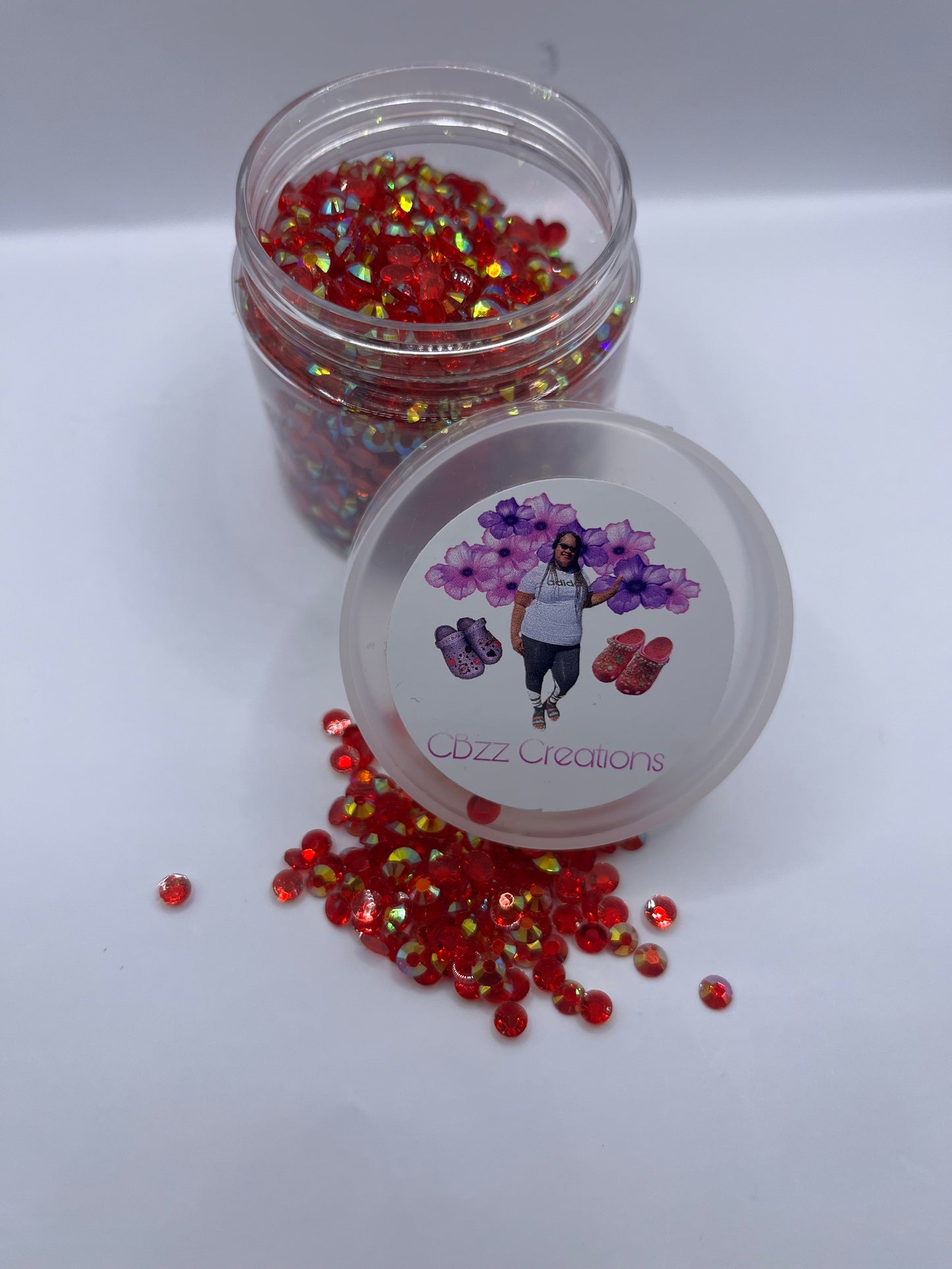 3 oz. Jar of Translucent Rhinestones